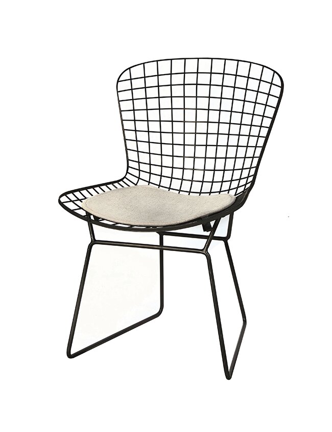 Stuhl Wire mit Sitzauflage